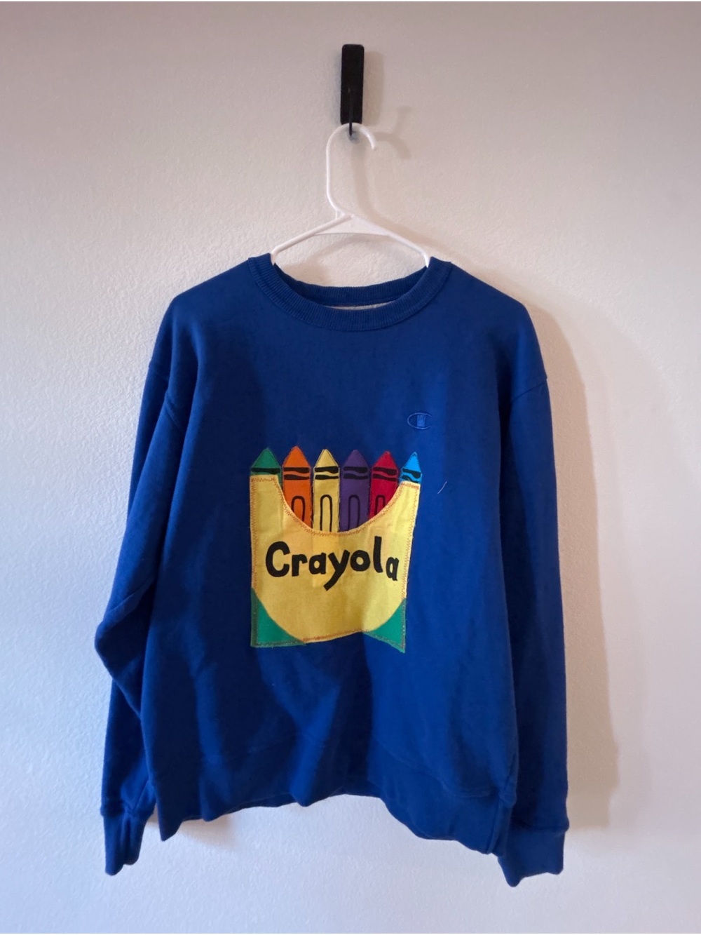 Champion Blue Crayola Crayon Sweatshirt